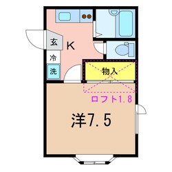 サンパレスの物件間取画像